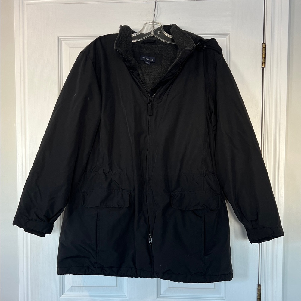 Lands' End Black Ski & Snow Jacket